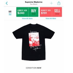 Supreme Shirts - 2018 Supreme Madonna tee Supreme Shirts - 2018 Supreme Madonna tee